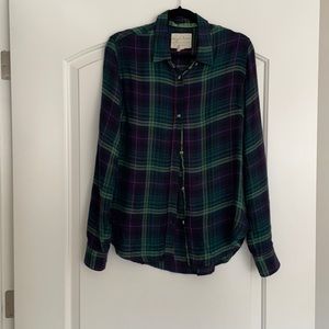 Evy’s Tree Amy Plaid Shirt size small